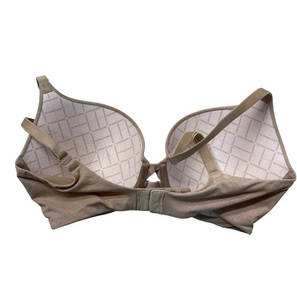 Victoria's Secret Padded Perfect Coverage Bra Size 32DD Heathered Beige/Nude - Picture 2 of 5